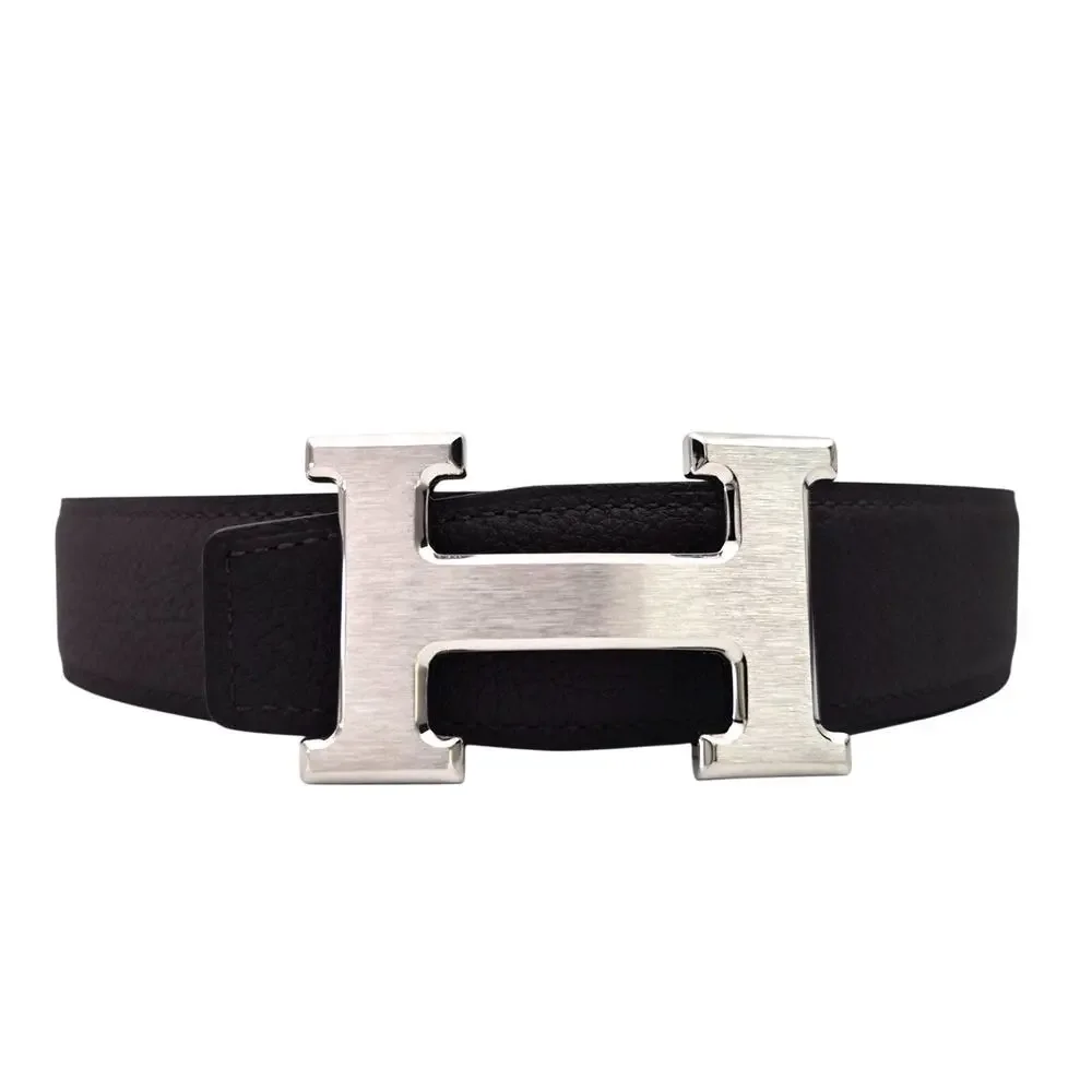 Hermes Men's H Reversible leather Belt 32 mm Size 95